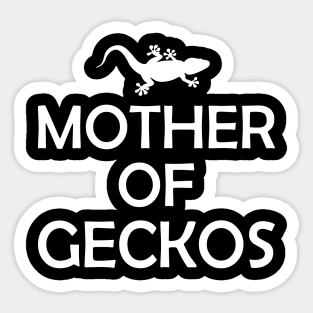 Gecko - Mother of geckos Sticker